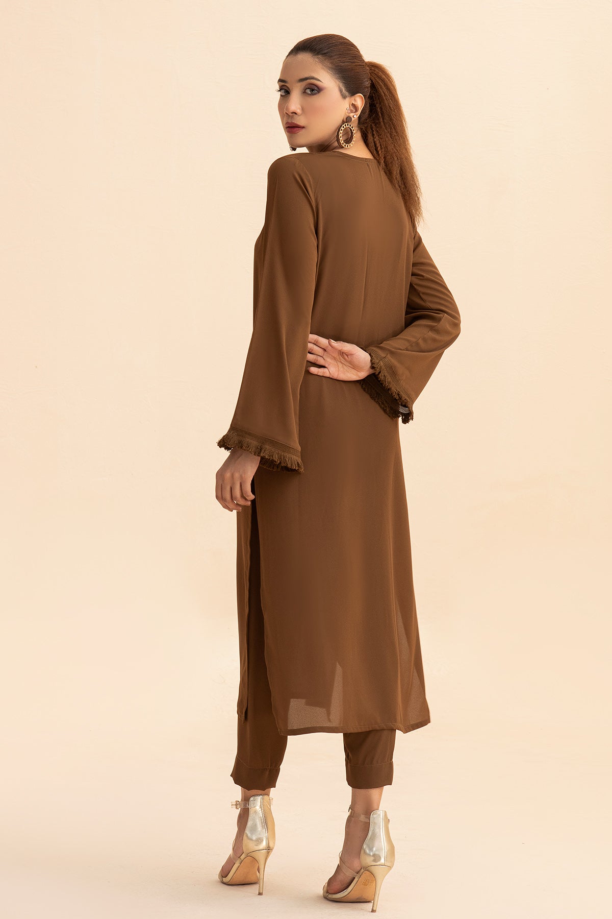 Brown Stylish Dress