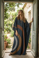 Printed Kaftan Dress