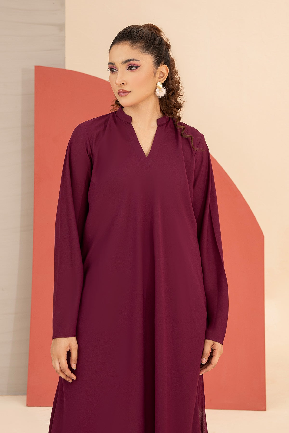 Plum Trendy Dress