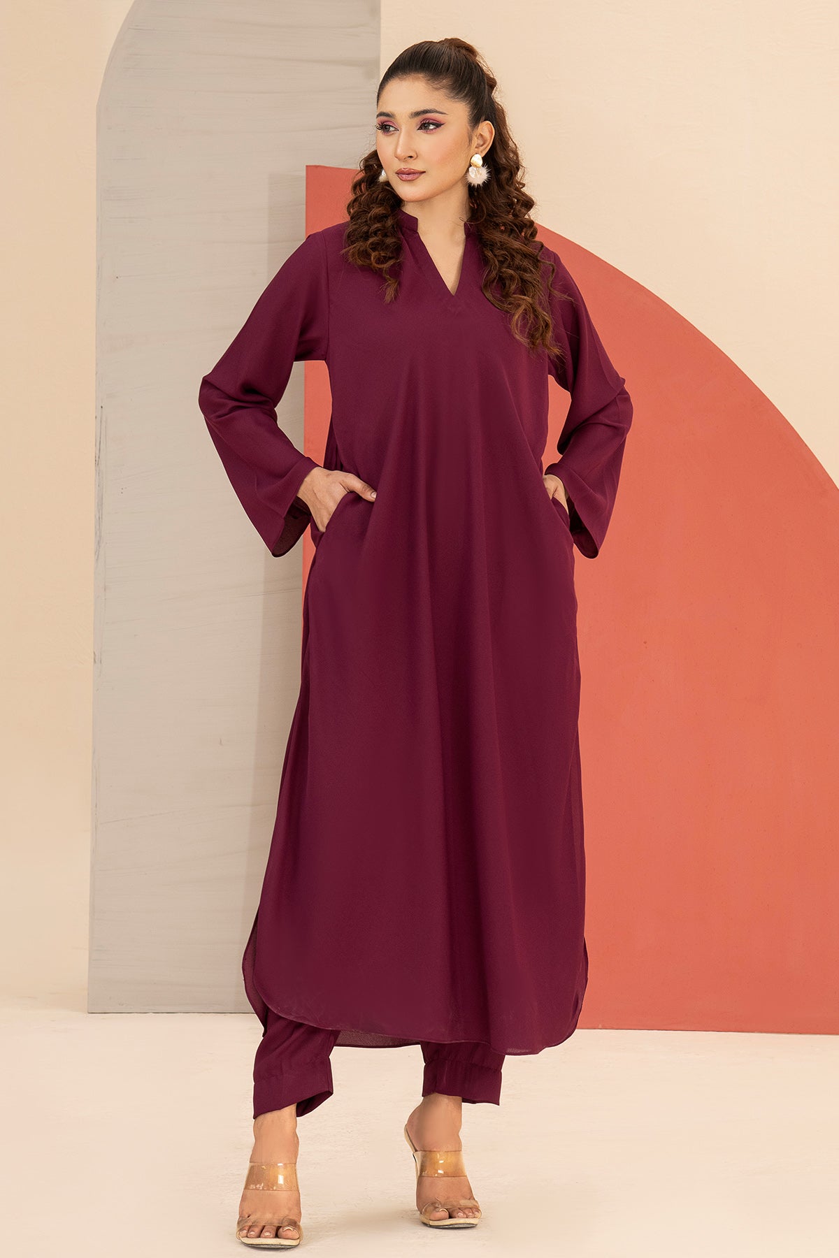 Plum Trendy Dress