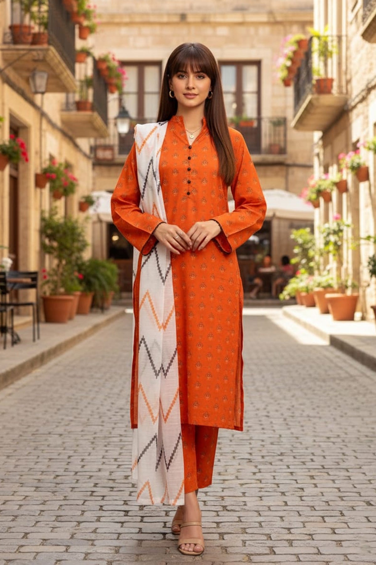 Digital Printed Lawn 3Piece (Pret)