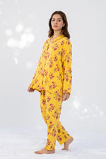 Printed Silk Night Suit