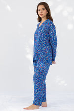 Printed Silk Night Suit