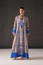 Printed Khaddar Kaftan
