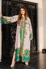 Printed Kaftan Dress