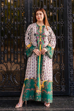 Printed Kaftan Dress