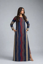 Printed Wool Kaftan