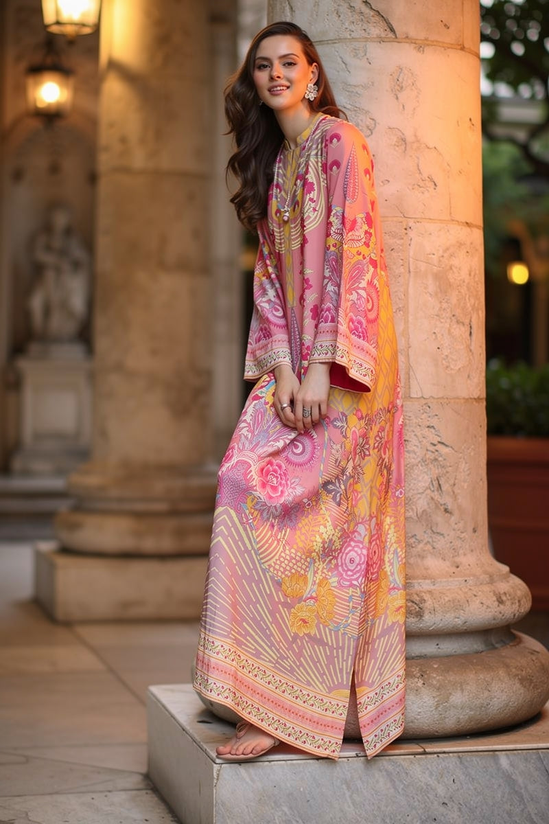 Printed Kaftan Dress