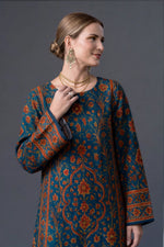 Printed Wool Kaftan