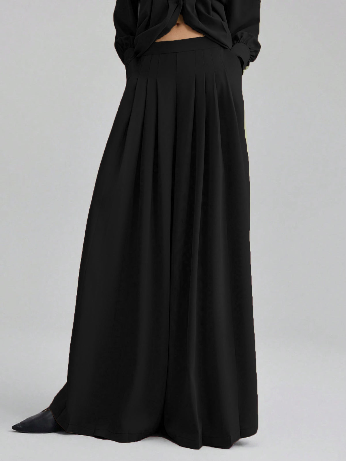 Black Crepe Dress