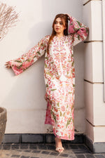 Printed Kaftan Dress