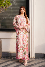 Printed Kaftan Dress