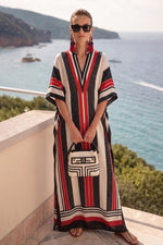 Printed Kaftan Dress