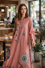 Printed Kaftan Dress