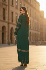 Printed Kaftan Dress