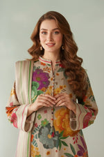 3 Piece Khaddar Suit-Printed