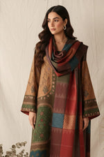 3 Piece Khaddar Suit-Printed