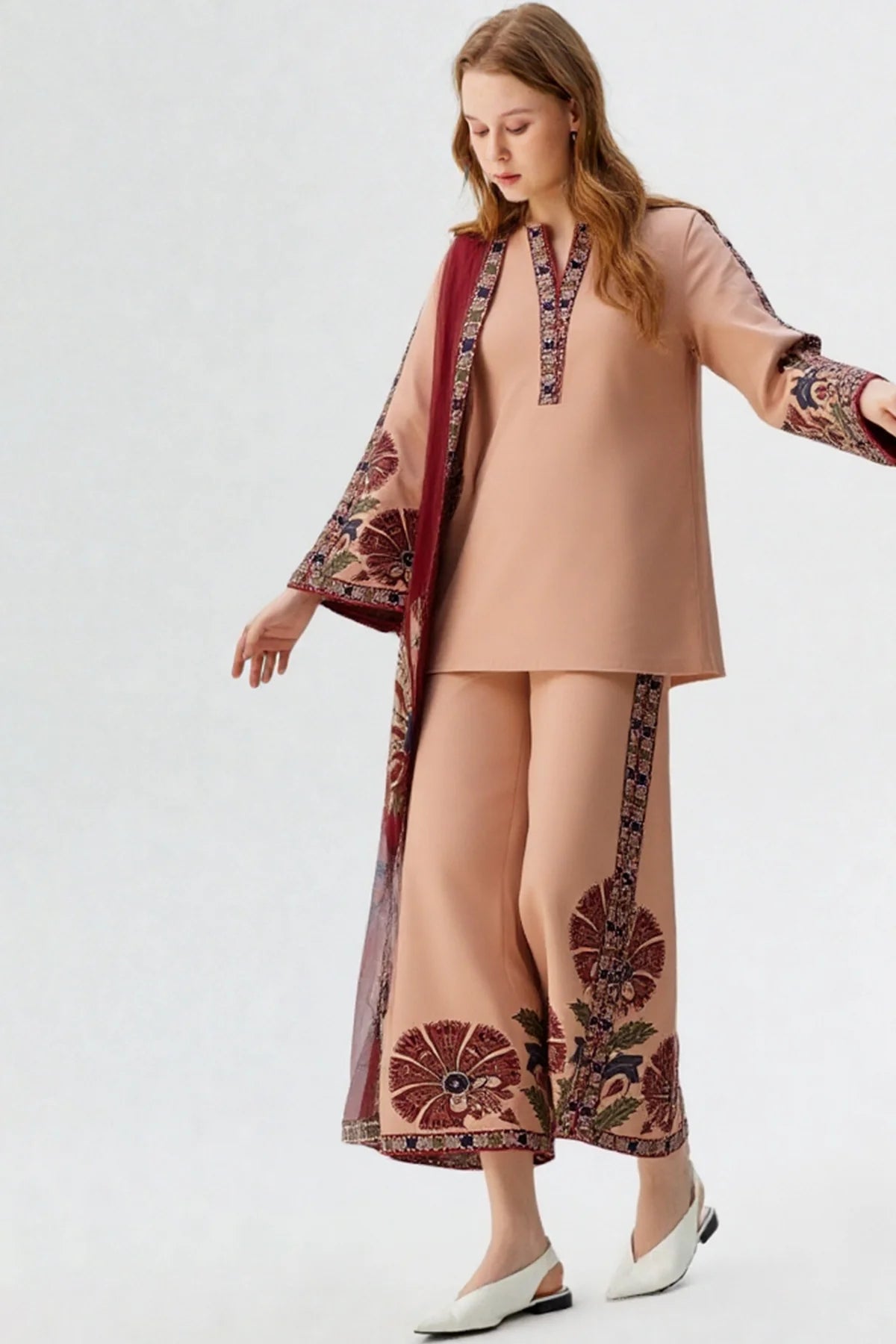 3 Piece Khaddar Suit-Printed
