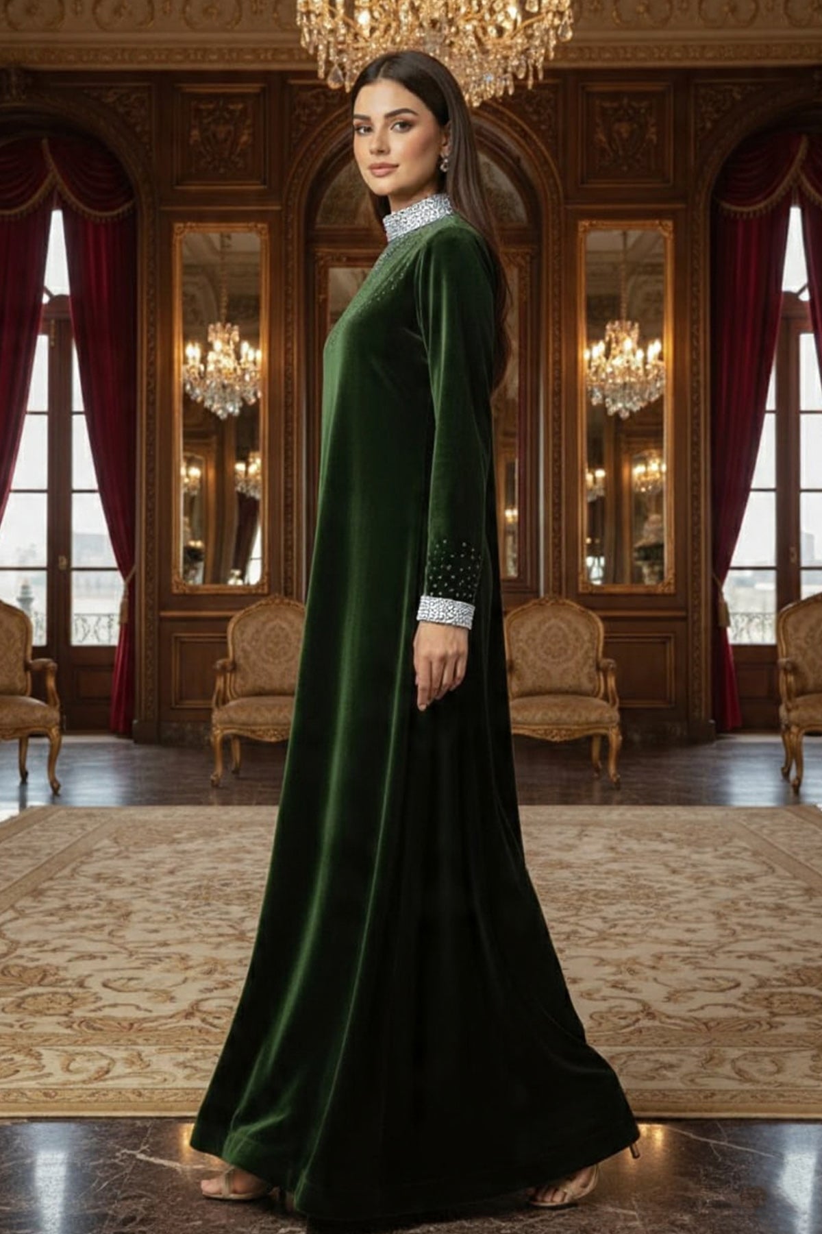 Velvet Aaril Long Dress