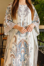 Printed Kaftan Dress