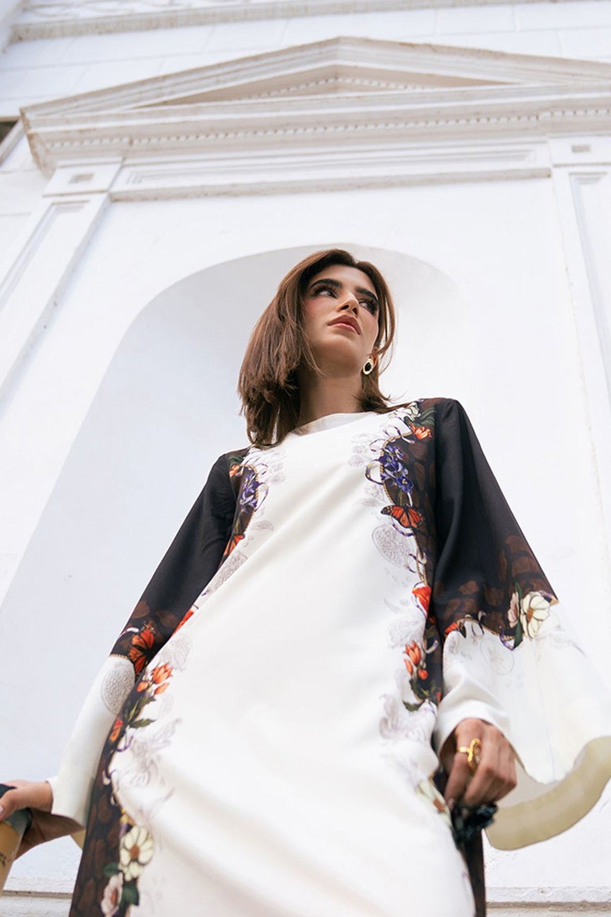 Printed Kaftan Dress