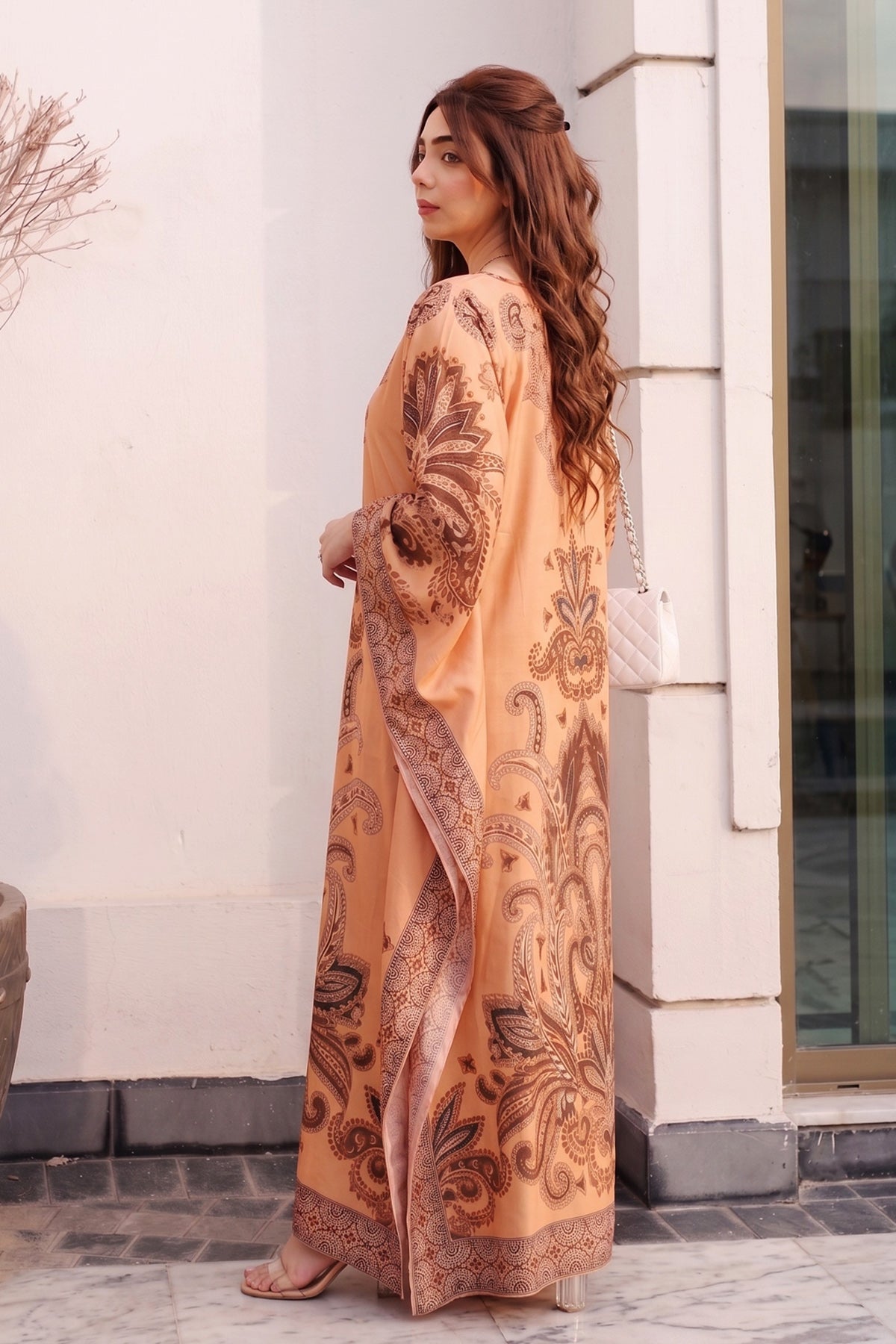 Printed Kaftan Dress
