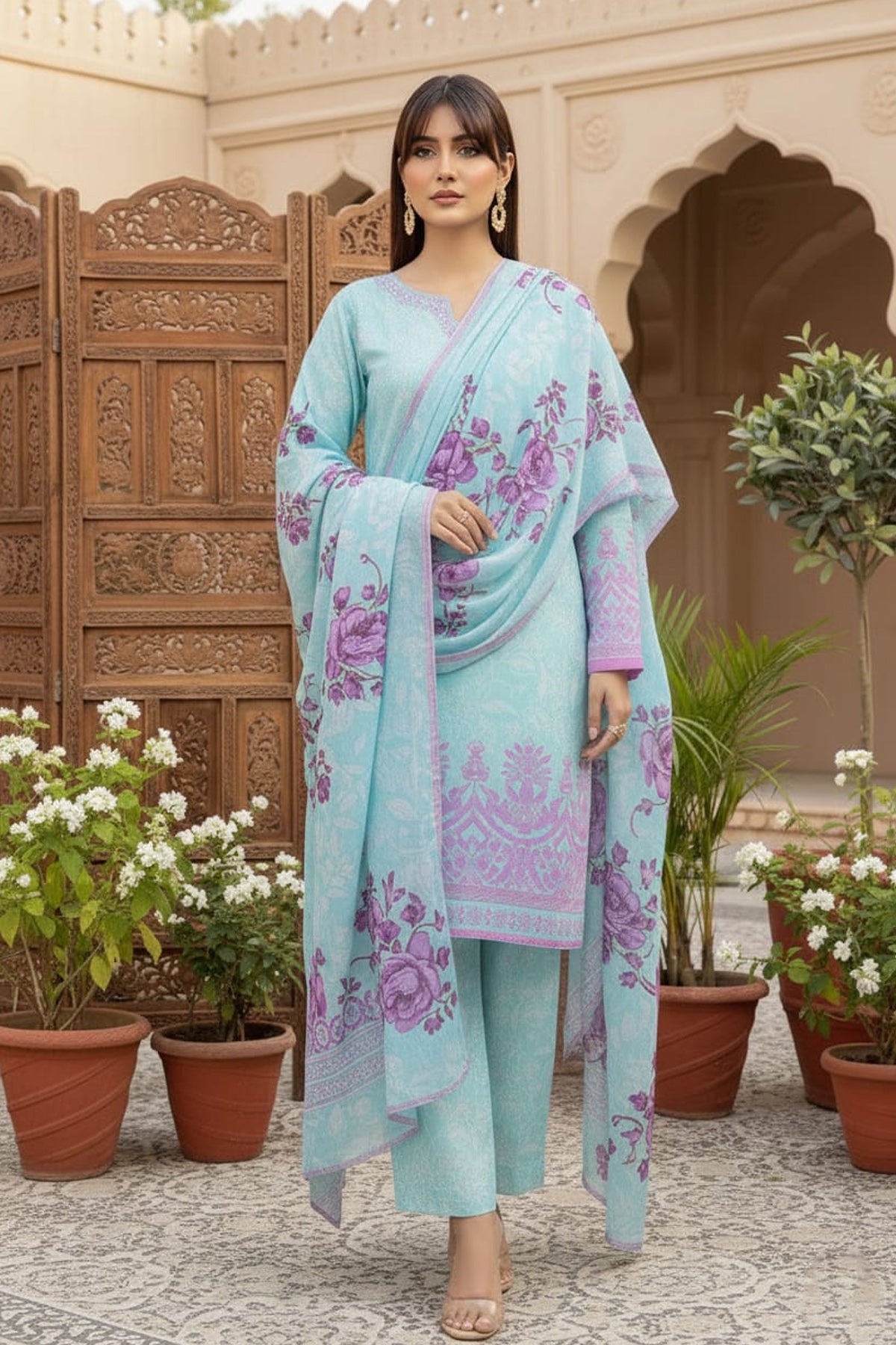 Digital Printed 3Piece (Pret)