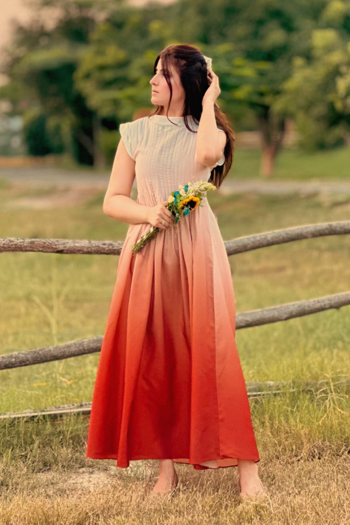 Cotton Silk Maxi