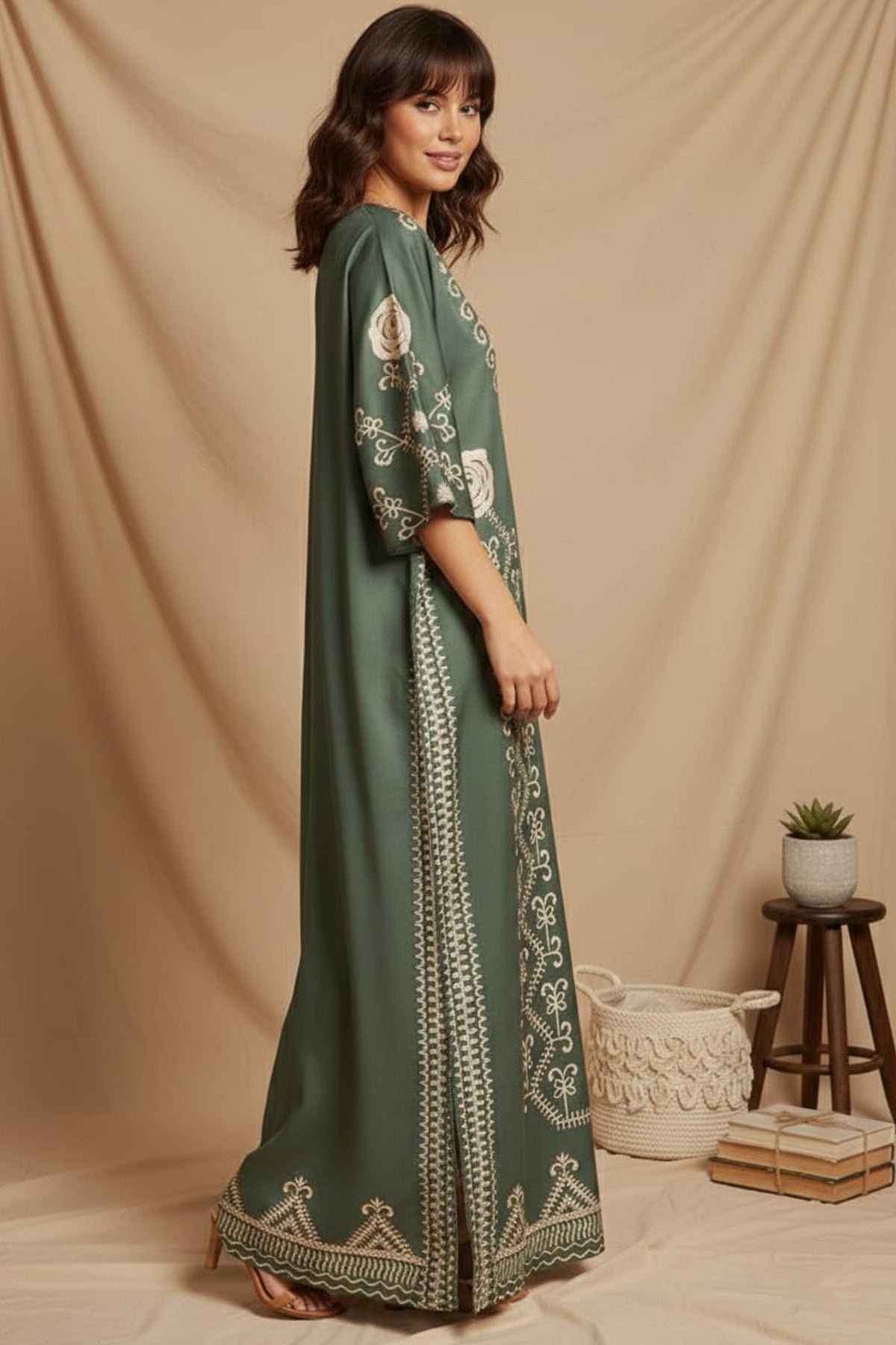 Kopar Kaftan Dress