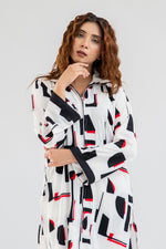 Printed Zip Stylish Dress