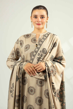 3 Piece Khaddar Suit-Printed