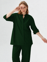 Green Crepe Co-ord Set