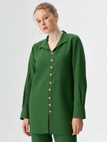 Green Crepe Co-ord Set