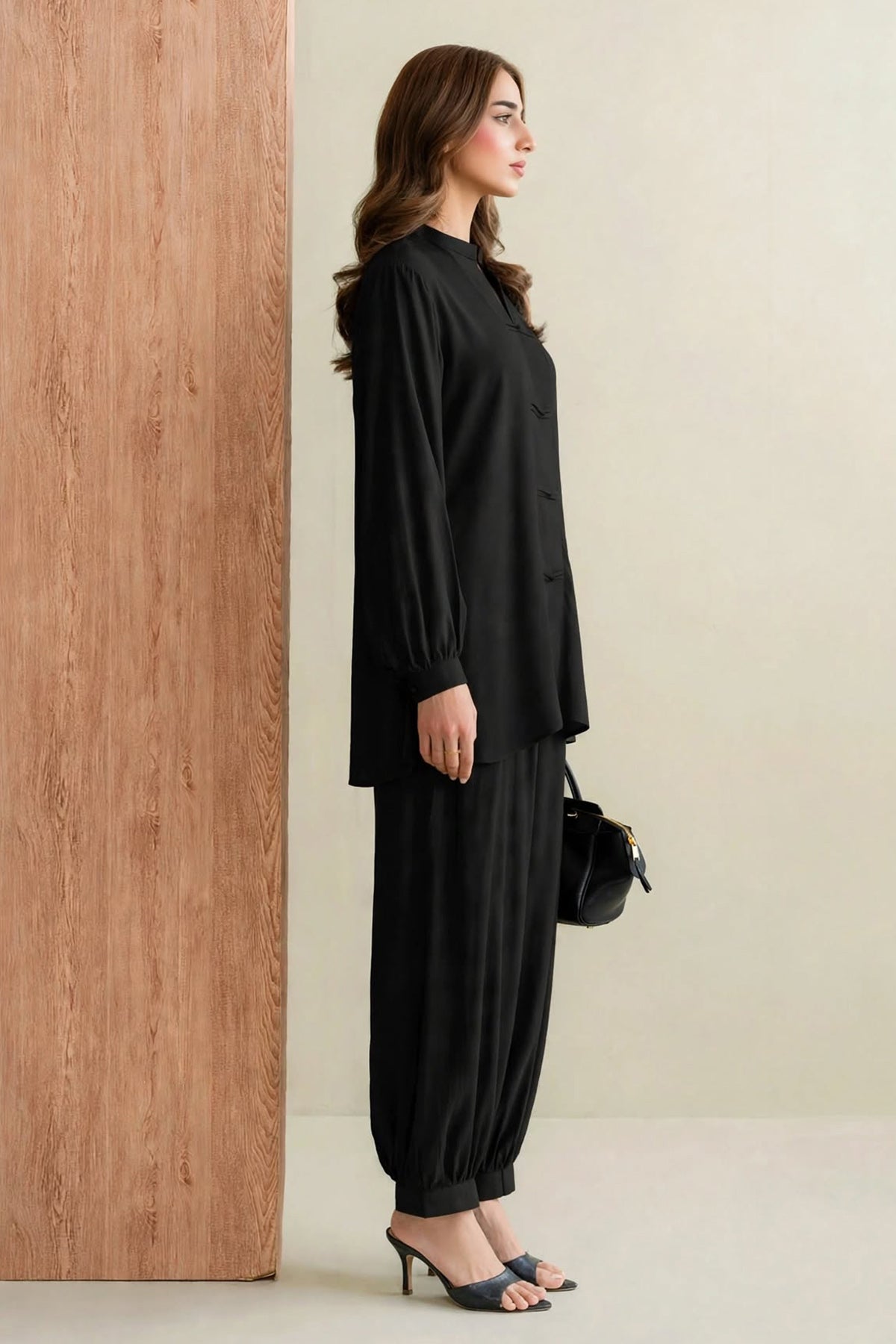 Black Crepe Dress