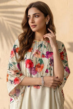 Printed Kaftan Dress