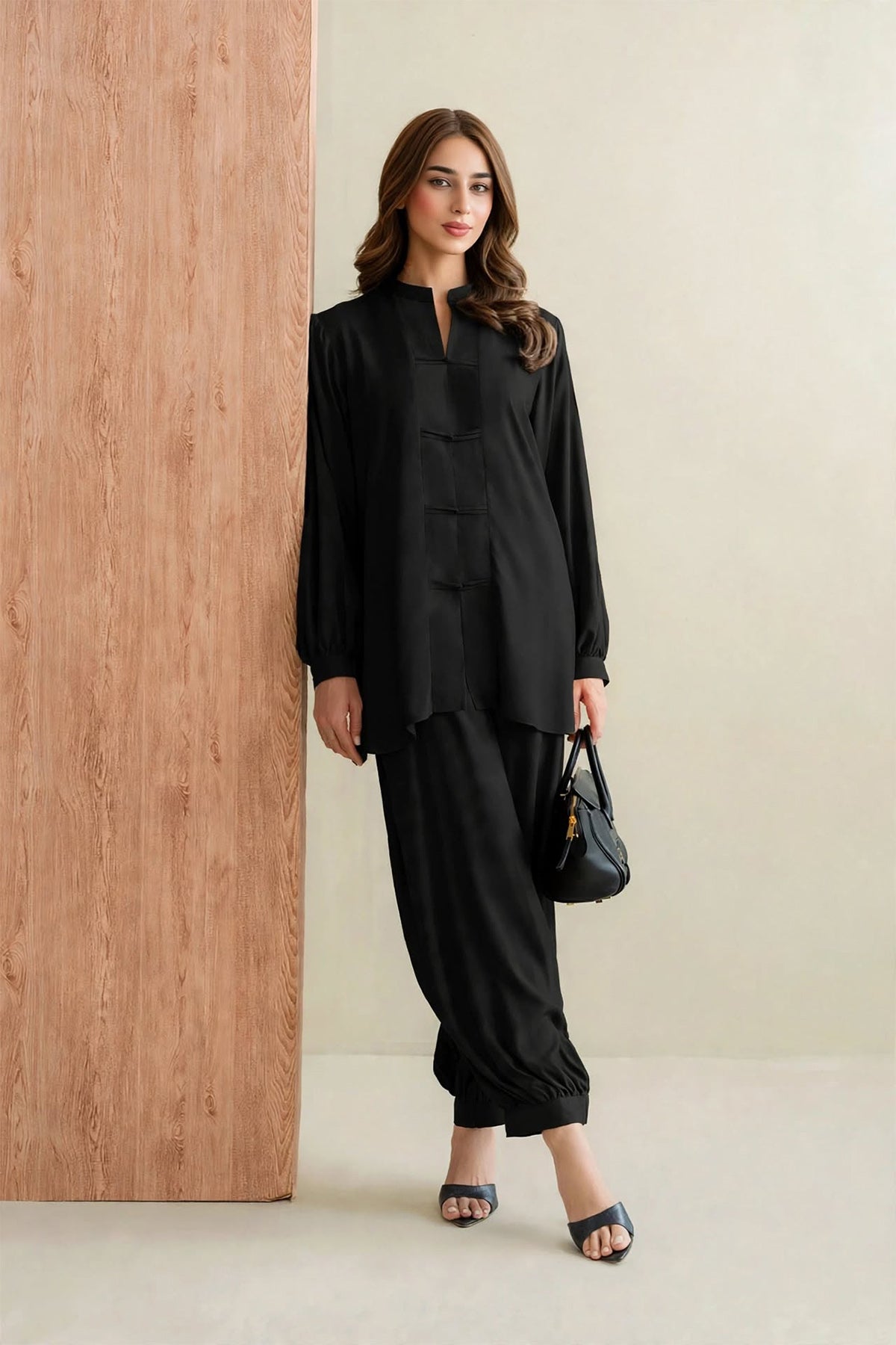 Black Crepe Dress