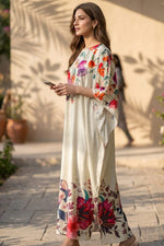 Printed Kaftan Dress