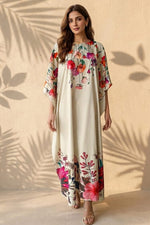 Printed Kaftan Dress