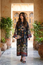 Printed Kaftan Dress
