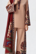 3 Piece Khaddar Suit-Printed