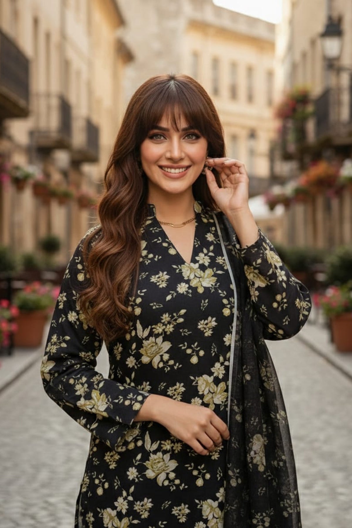 Digital Printed Lawn 3Piece (Pret)