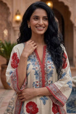 Printed Kaftan Dress