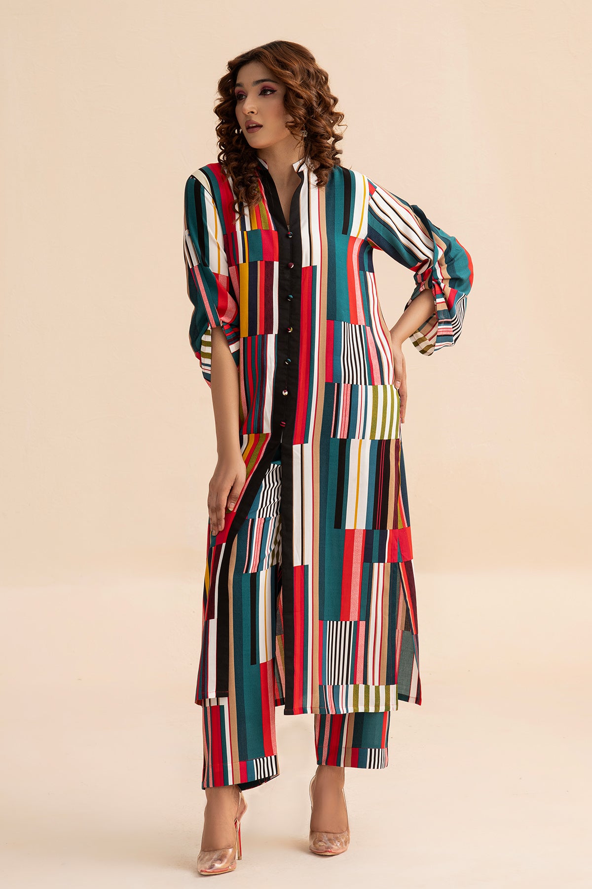 Multi Color Stylish Dress