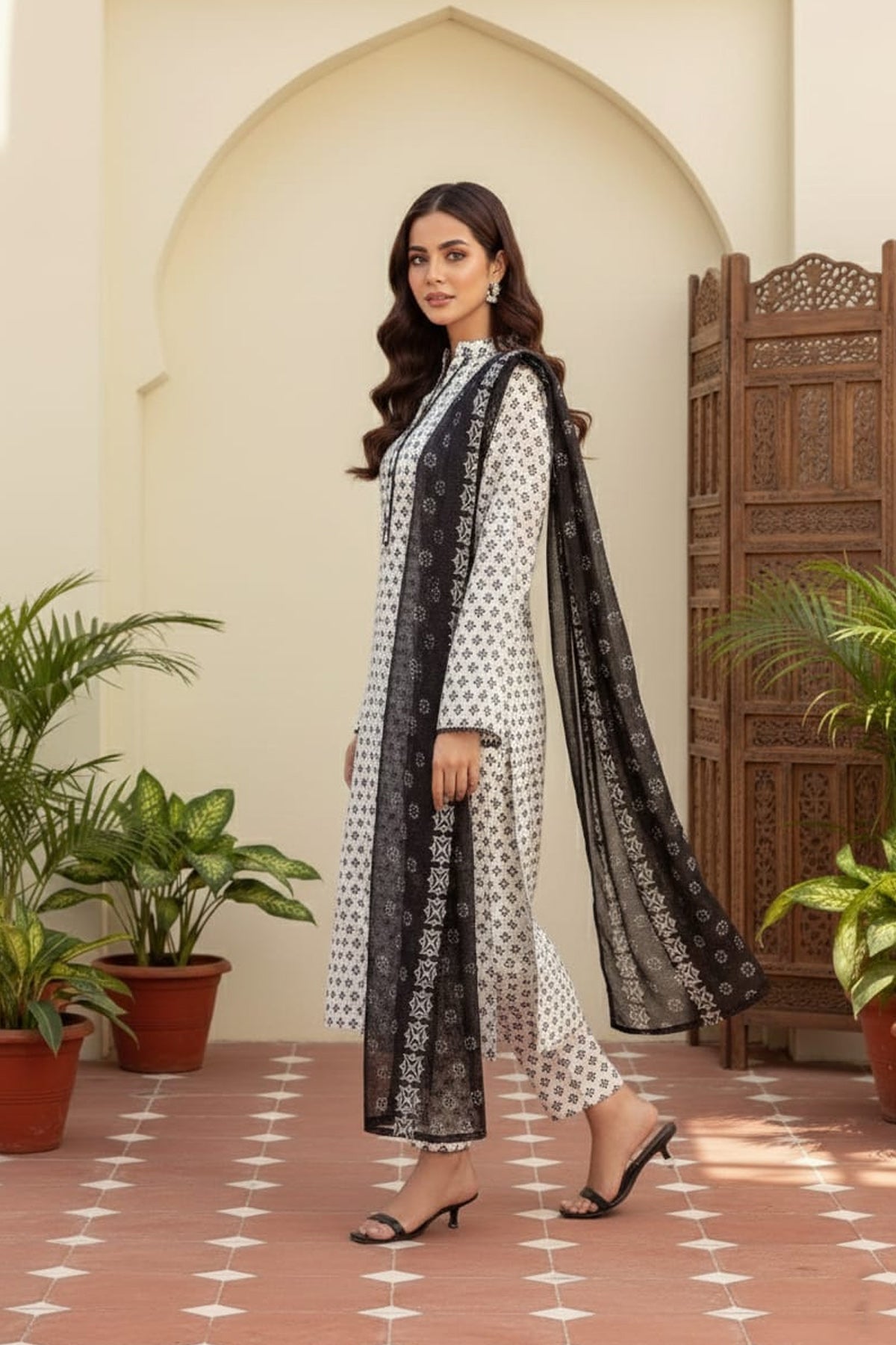 Digital Printed Lawn 3Piece (Pret)