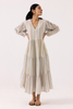 Printed Cotton Silk Maxi