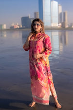Printed Kaftan Dress