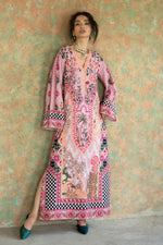 Printed Kaftan Dress