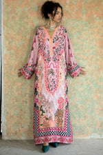 Printed Kaftan Dress