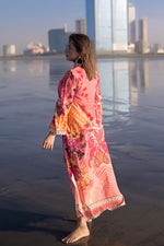 Printed Kaftan Dress