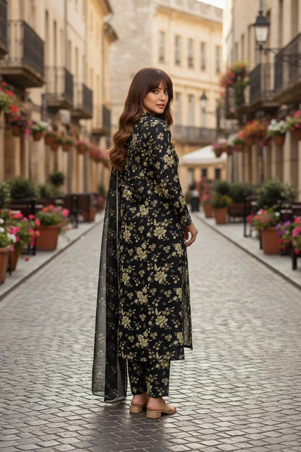 Digital Printed Lawn 3Piece (Pret)